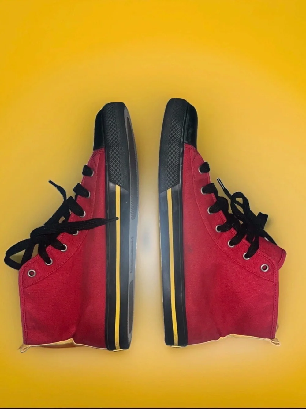 Rare🔥Polo Ralph Lauren ESPAÑA Rudy Red High-Top Sneakers Mens 12D